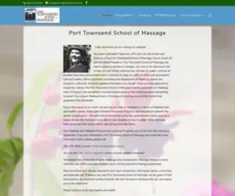 Massageeducation.com(Port Townsend School of Massage) Screenshot
