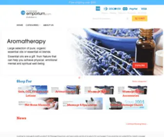 Massageemporium.com(Massage Emporium) Screenshot