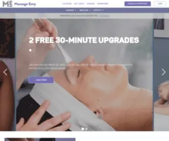 Massageenvy.com(Professional Massage Therapy & Facials) Screenshot