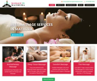 Massageinmathura.com(Massage in Mathura) Screenshot