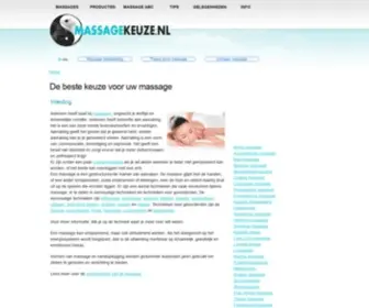 Massagekeuze.nl(De beste keuze voor uw massage) Screenshot