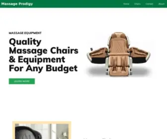 Massageprodigy.com(Quality Massage Chairs For Your Office or Home) Screenshot