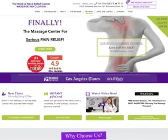 Massagerevolution.com(Massage Therapy Manhattan Beach) Screenshot