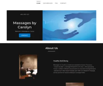 Massagesbycarolyn.com(Massages by Carolyn) Screenshot