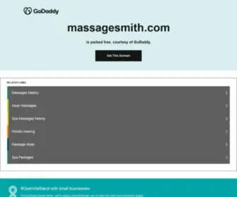 Massagesmith.com(Certified massage therapist in South Bay LA) Screenshot