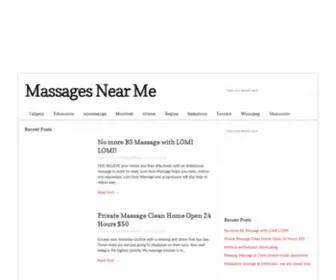 Massagesnearme.ca(Massages Near Me) Screenshot