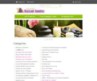 Massagesupplies.com(Massage Supplies) Screenshot