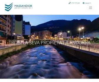 Massandor.com(Immobiliària Andorra) Screenshot