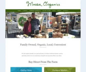 Massaorganics.com(Massa Organics Farm) Screenshot