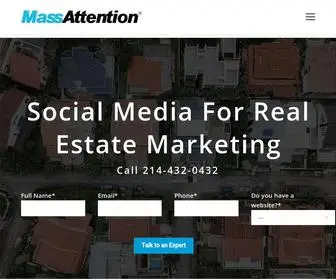 Massattention.com(Digital Real Estate Marketing) Screenshot