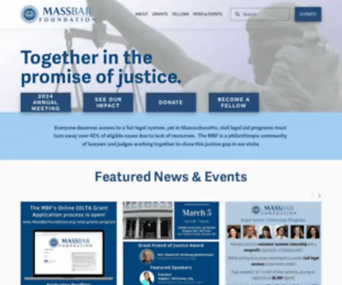 Massbarfoundation.org(Massachusetts Bar Foundation) Screenshot