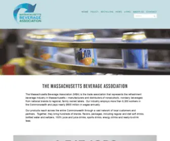 Massbev.org(The Massachusetts Beverage Association) Screenshot