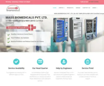 Massbiomedicals.co.in(MASS BIOMEDICALS PVT) Screenshot