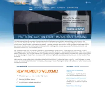 Massbizav.org(Massachusetts Business Aviation Association) Screenshot