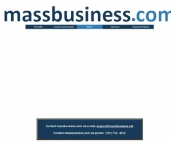 Massbusiness.com(massbusiness) Screenshot