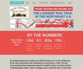 Masscentralrailtrail.org(The BIG PICTURE) Screenshot