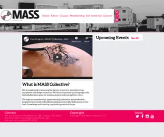 Masscollective.org(MASS Collective) Screenshot