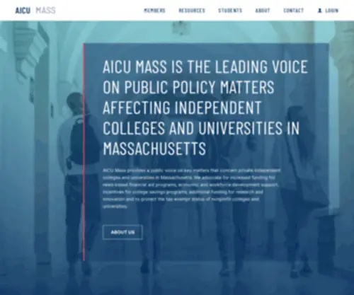 Masscolleges.org(The Association of Independent Colleges in Massachusetts) Screenshot