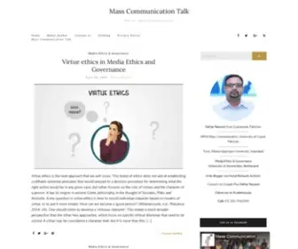 Masscommunicationtalk.com(Mass Communication Talk) Screenshot