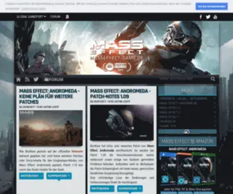Masseffect-Game.de(Ist eine Fanseite zu den Science Fiction) Screenshot
