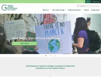 Massenergy.com(We are Green Energy Consumers Alliance. Our nonprofit mission) Screenshot