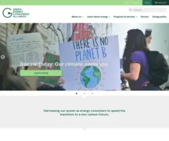 Massenergy.org(We are Green Energy Consumers Alliance (formerly Mass Energy and People's Power & Light)) Screenshot