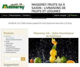 Masserey.com(Masserey Fruits) Screenshot