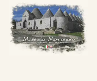 Masseriamontanaro.it(Bed and breakfast puglia Masseria Montanaro) Screenshot