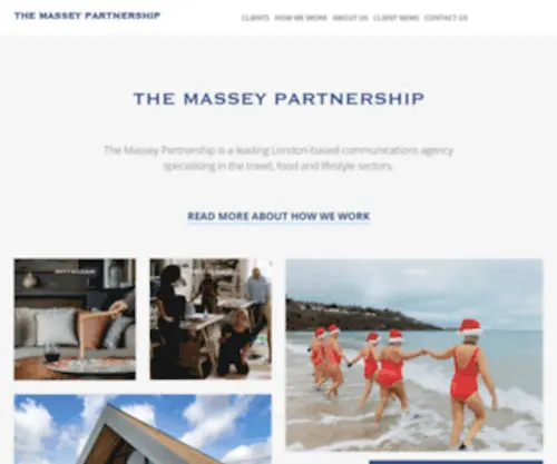 Massey.co.uk(Travel and luxury public relations agency in London) Screenshot