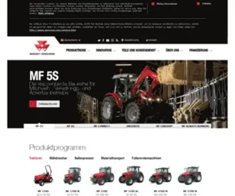 Masseyferguson.de(Massey Ferguson) Screenshot