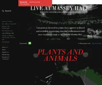 Masseyhallroythomsonhall.com(Roy Thomson Hall) Screenshot