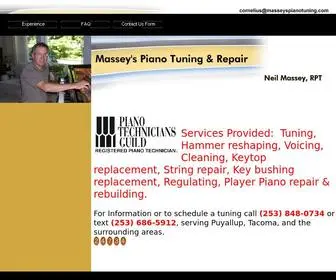 Masseyspianotuning.com(Massey's Piano Tuning & Repair) Screenshot