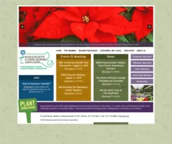 Massflowergrowers.com(Massachusetts Flower Growers' Association) Screenshot