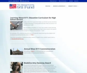 Massfund.org(The Massachusetts 9/11 Fund) Screenshot