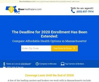 Masshealthplans.com(Find Affordable Health Care Today) Screenshot