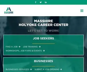 Masshireholyoke.org(MassHire Holyoke Career Center) Screenshot