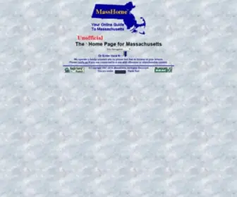 Masshome.com(A Comprehensive Directory of Web Sites for Massachusetts) Screenshot