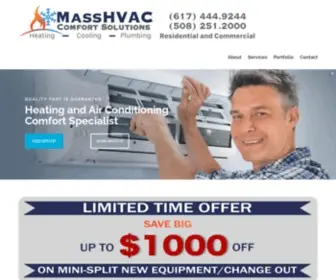 Masshvac.com(Heating) Screenshot