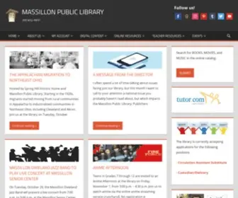 Massillonlibrary.org(Massillon Public Library) Screenshot