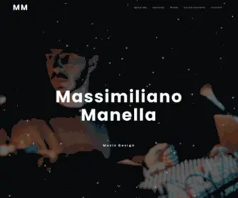 Massimiliano-Manella.com(Music Design) Screenshot