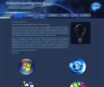 Massimopellegrino.it(Sito personale del Prof. Massimo Pellegrino) Screenshot