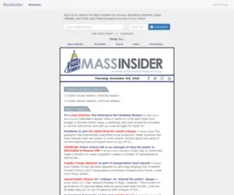 Massinsider.net(MassInsider MassInsider) Screenshot