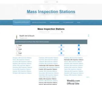 Massinspectionstations.com(Easily find Mass Inspections Stations) Screenshot