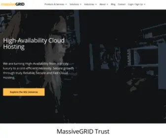 Massivegrid.com(The leading Secure High) Screenshot