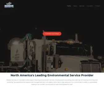 Massiveservicesllc.com(Reliable Hydrovac) Screenshot