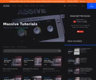 Massivesynth.com(Massive Tutorials) Screenshot