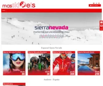 Masski.com(Ofertas Esqui en Sierra Nevada) Screenshot