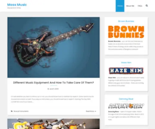 Massmusic.net(Mass Music) Screenshot