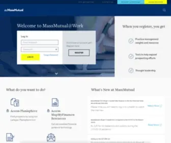 Massmutualatwork.com(Our portal) Screenshot