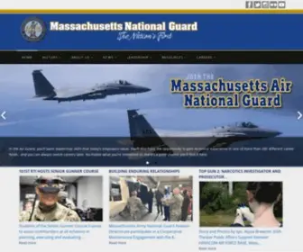 Massnationalguard.org(Massachusetts National Guard) Screenshot